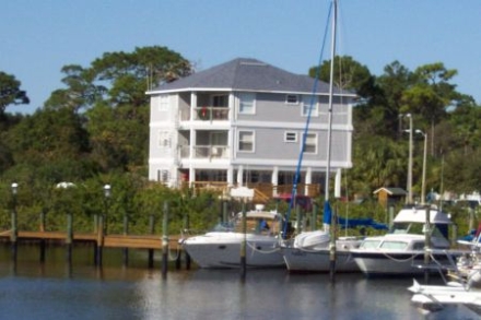 harbormaster building Anclote Isles Marina